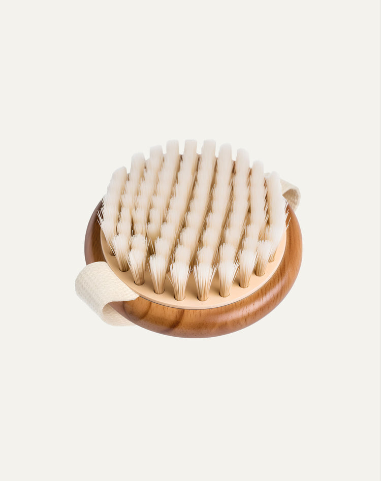 Ergonomic Wooden Bath Brush