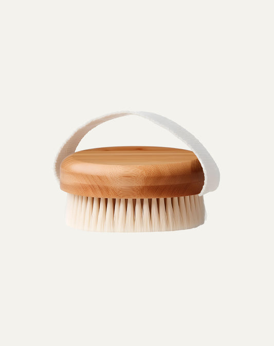 Ergonomic Wooden Bath Brush