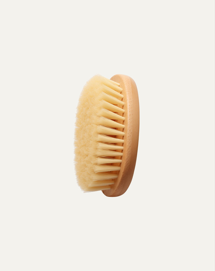 Round Wooden Dry Body Brush